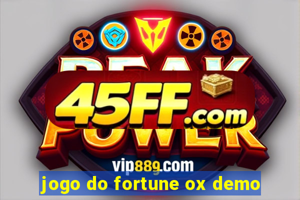 jogo do fortune ox demo
